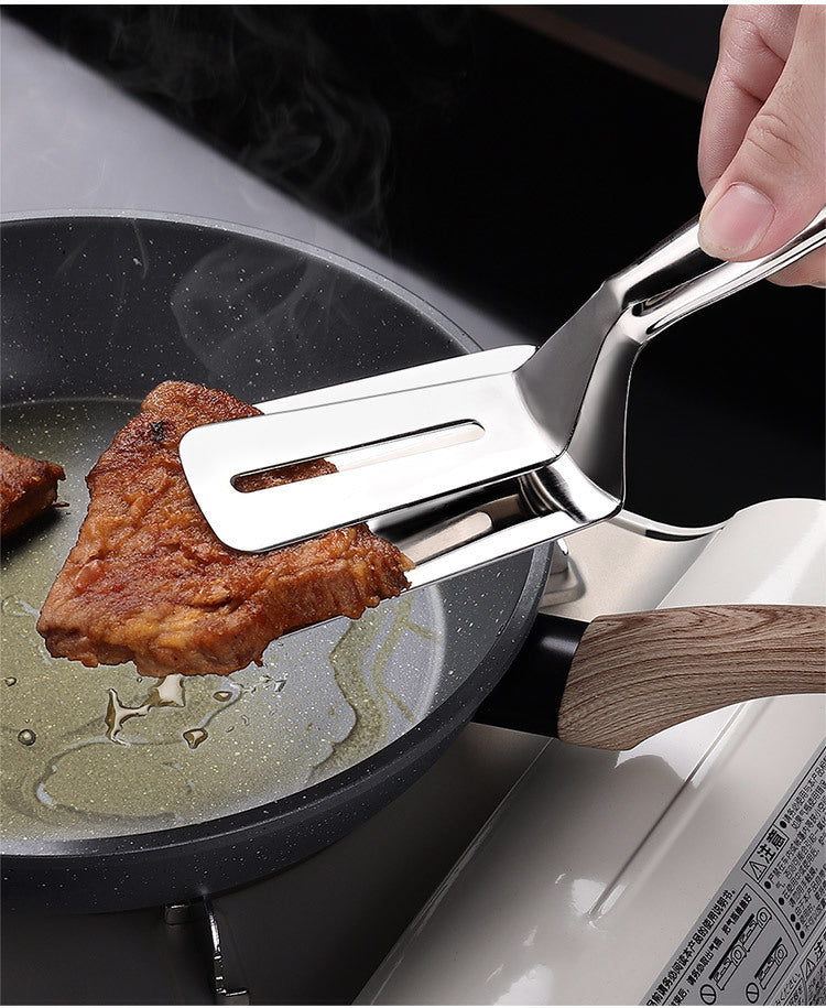 201 stainless steel frying spatula clip pancake frying fish spatula pizza steak spatula household kitchen spatula frying steak clip