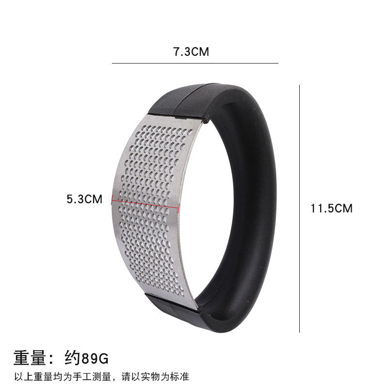 Garlic mash manual stainless steel garlic press garlic device household garlic mash garlic squeeze garlic minced kitchen tool