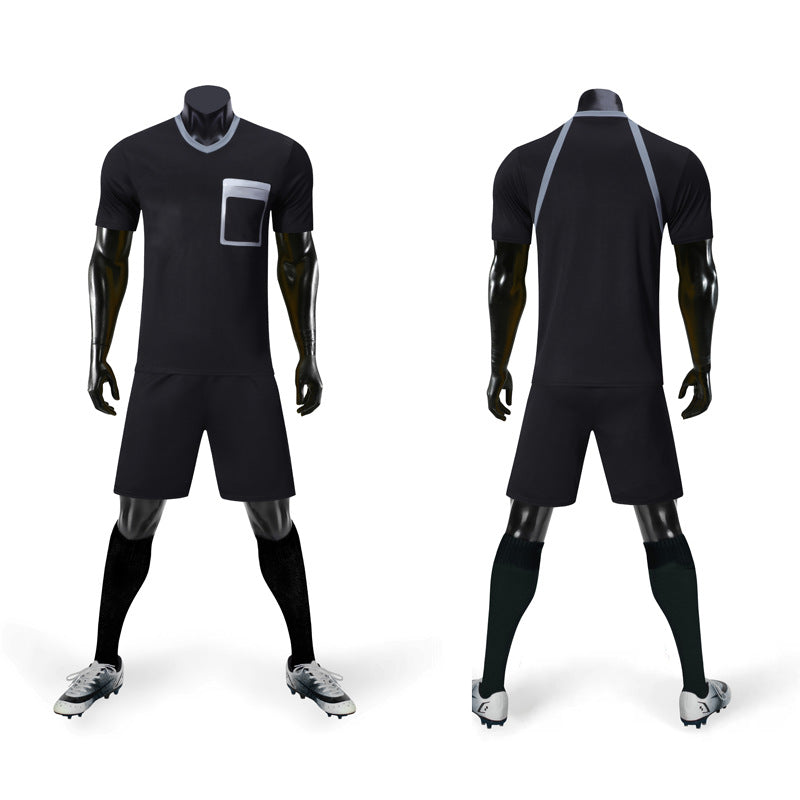 New football referee suits referees wear jerseys foreign trade football game training suits can print logo