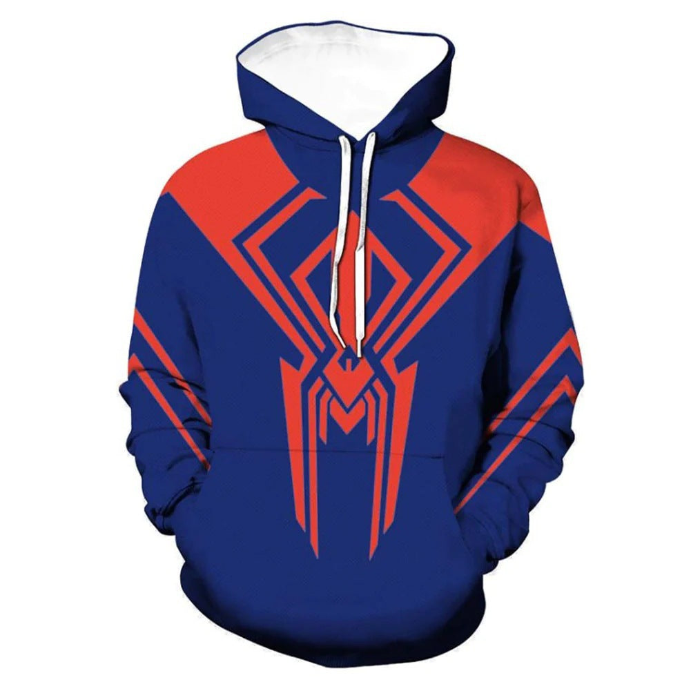 3D digital printing Spider-Man New Era Little Black Spider cosplay anime zipper cardigan hooded sweatshirt
