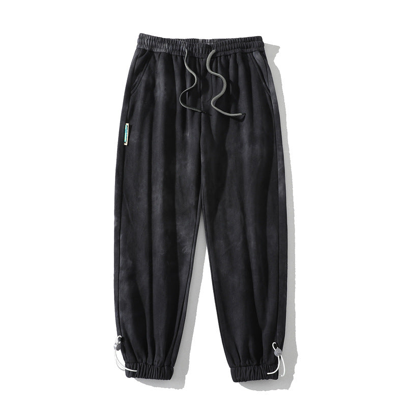 Urban men's clothing | 2021 new spring and autumn ins trend loose radiant couple casual drawstring leggings pants for men