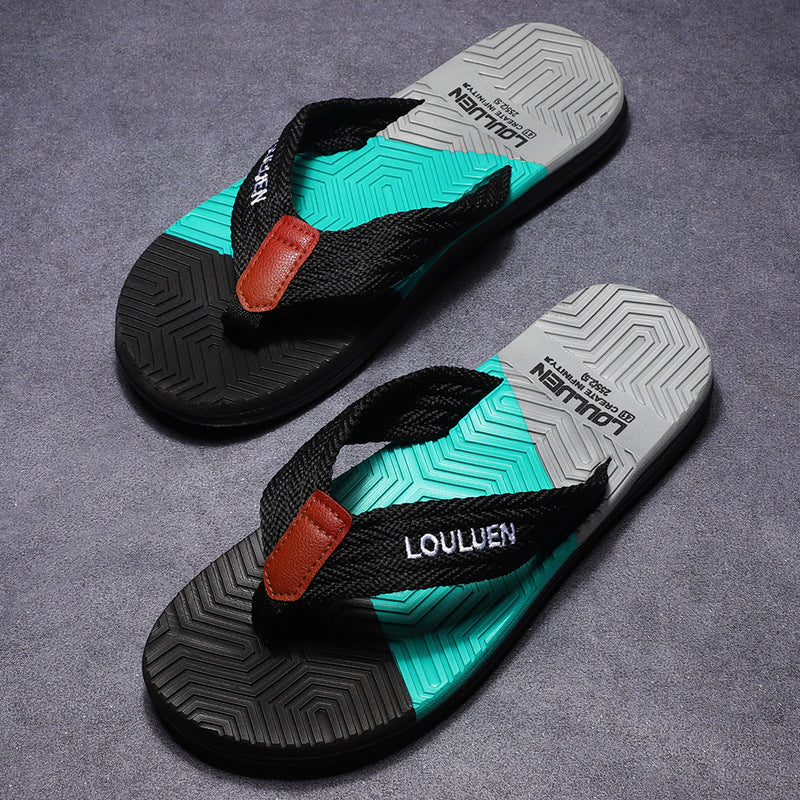 Summer new style flip flops men's slippers high-end outdoor non-slip slippers men's sandals flip flops casual men's sandals