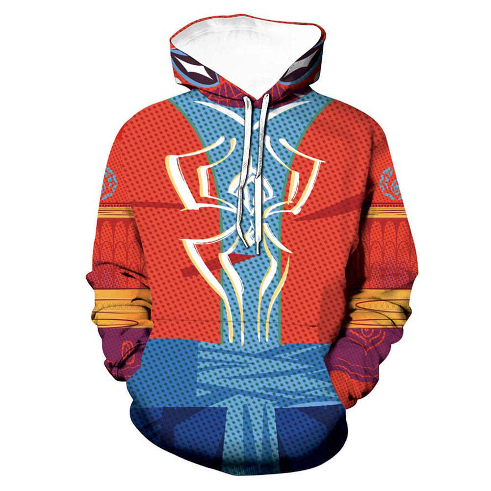 3D digital printing Spider-Man New Era Little Black Spider cosplay anime zipper cardigan hooded sweatshirt