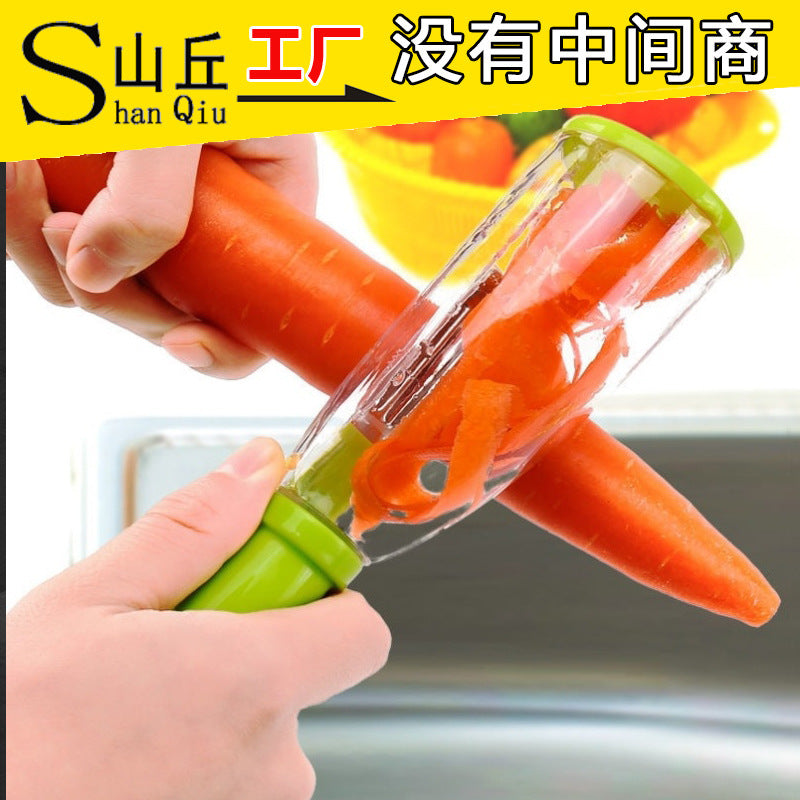 Peeling knife scraping knife household kitchen multi-function apple potato fruit peeler melon planer peeling double-headed artifact