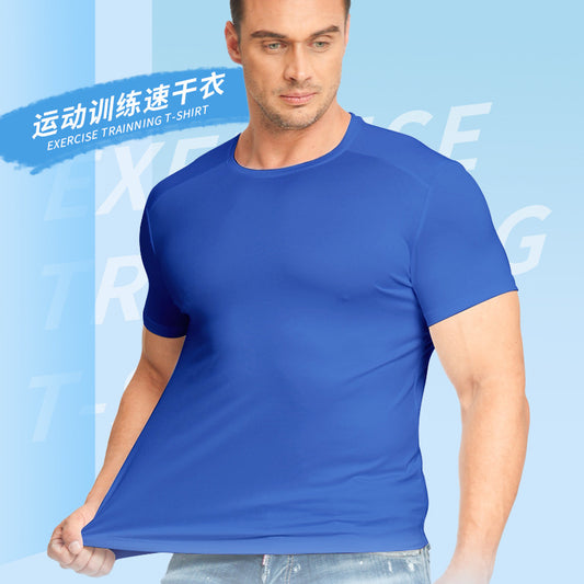 European size short-sleeved T-shirt advertising shirt digital printing embroidered logo perspiration breathable sports quick-drying outdoor clothing manufacturers