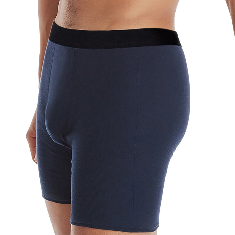 Cross-border seamless anti-scrotal moisture men's underwear modal European and American sports boxer briefs breathable antibacterial men's underwear