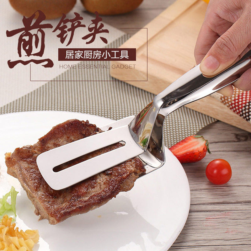 201 stainless steel frying spatula clip pancake frying fish spatula pizza steak spatula household kitchen spatula frying steak clip