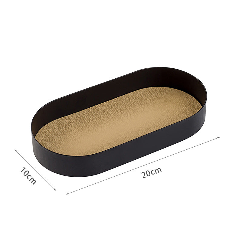 Nordic light luxury style fruit tray double layer candy tray store use net red creative modern home living room snack fruit tray