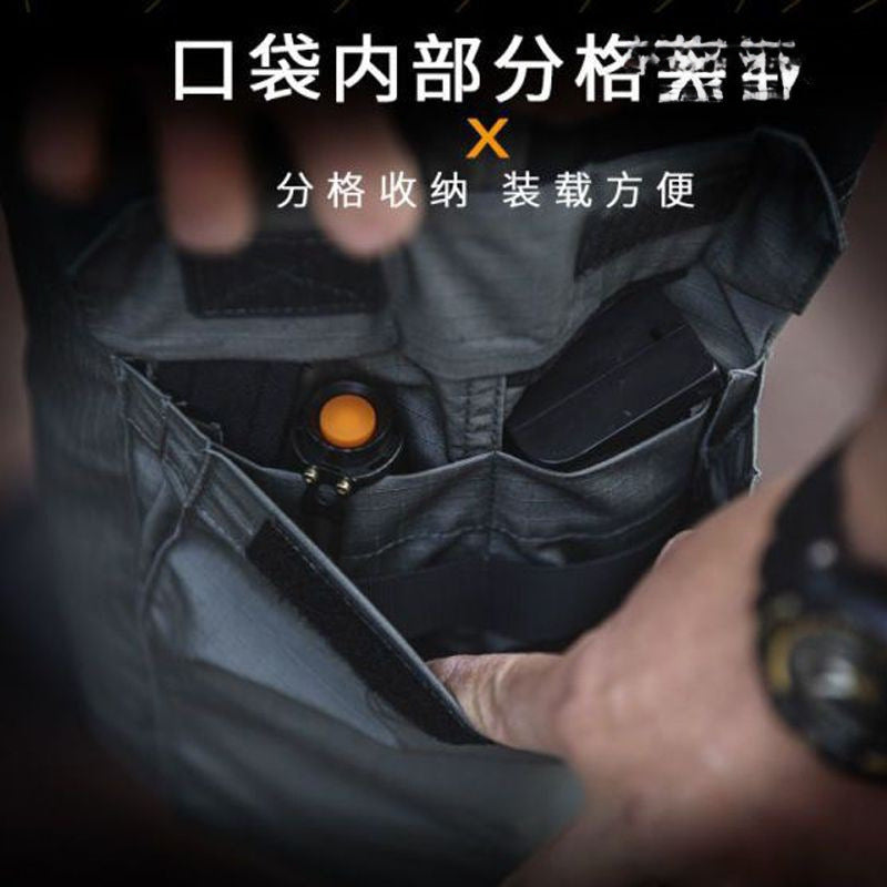 Outdoor tactical wear-resistant functional waterproof overalls trousers multi-pocket American style spring and autumn men and women new