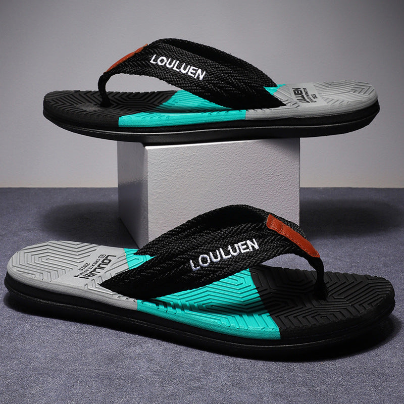 Summer new style flip flops men's slippers high-end outdoor non-slip slippers men's sandals flip flops casual men's sandals