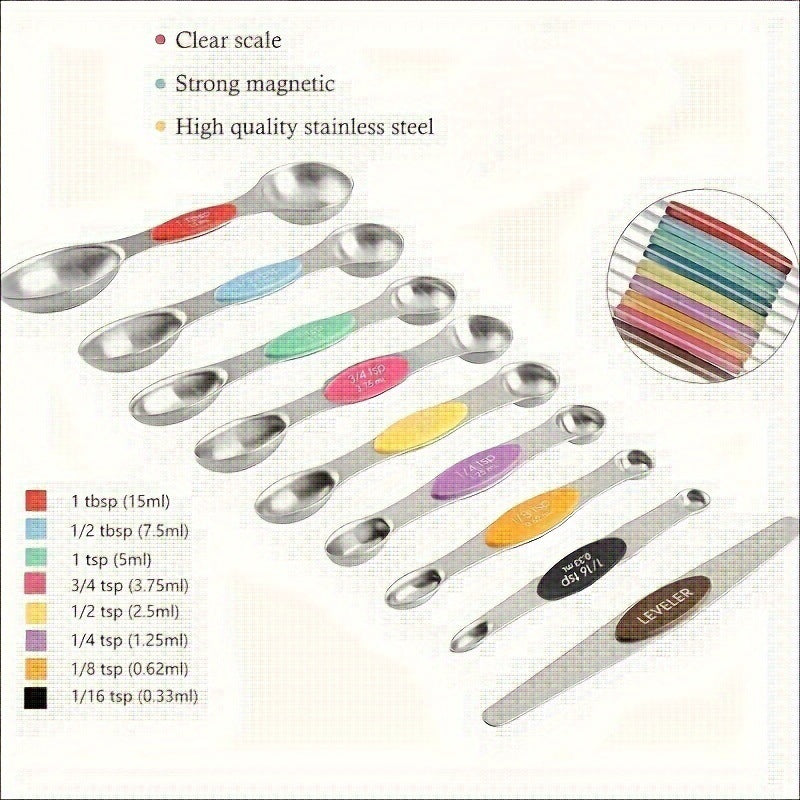fcm stainless steel measuring cup measuring spoon 23 piece set with graduated measuring cup household measuring spoon food grade baking tools