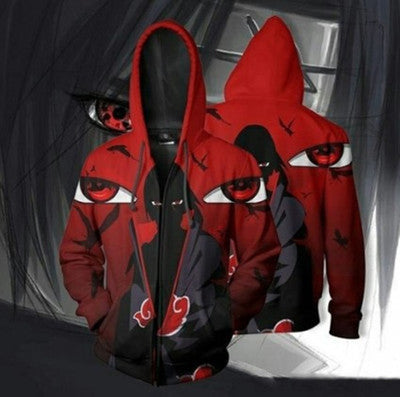 Naruto Akatsuki 3D printed- hoodie