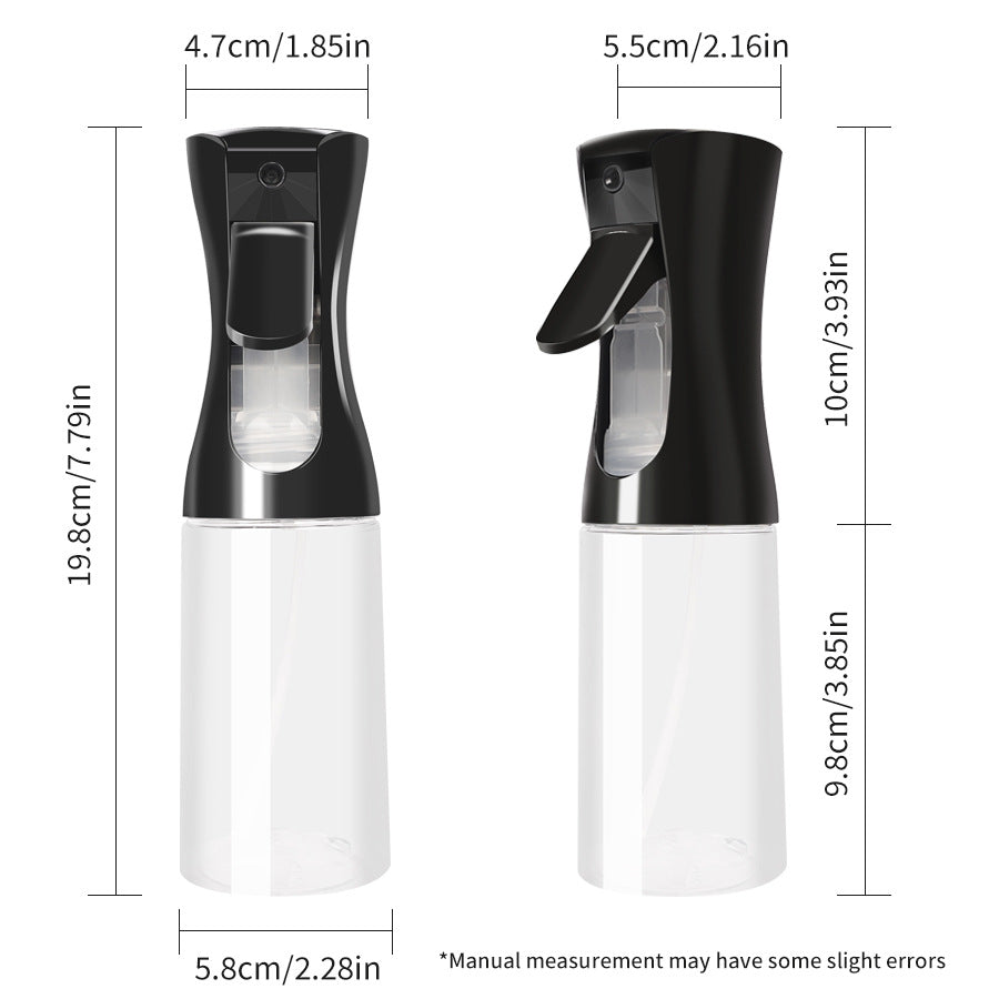 Cross-border high pressure oil spray bottle outdoor barbecue air fryer oil spray pot atomizing press type mist oil spray tank