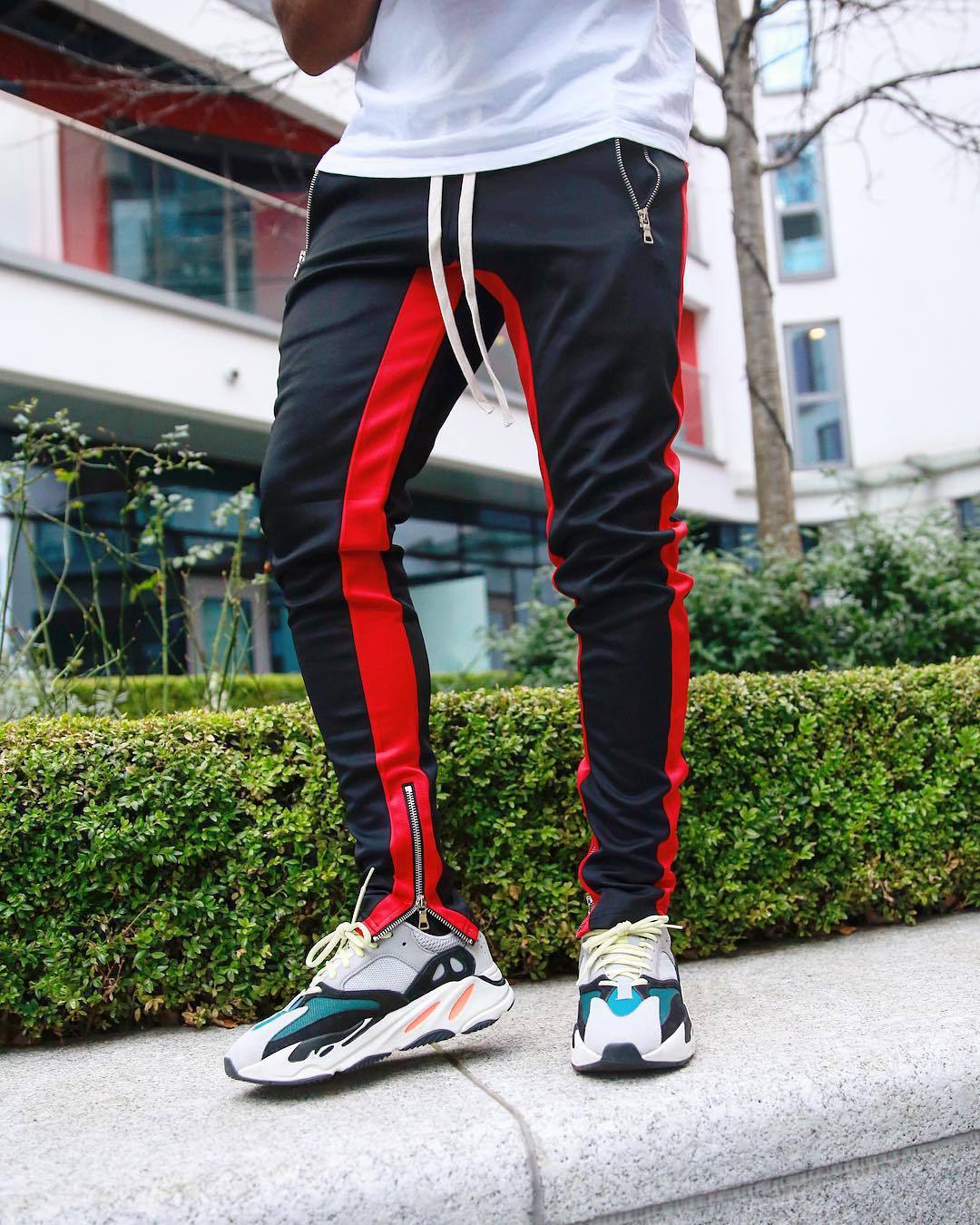 European and American high street new product trouser foot mouth zipper summer trousers casual sports pants running pants factory direct sales