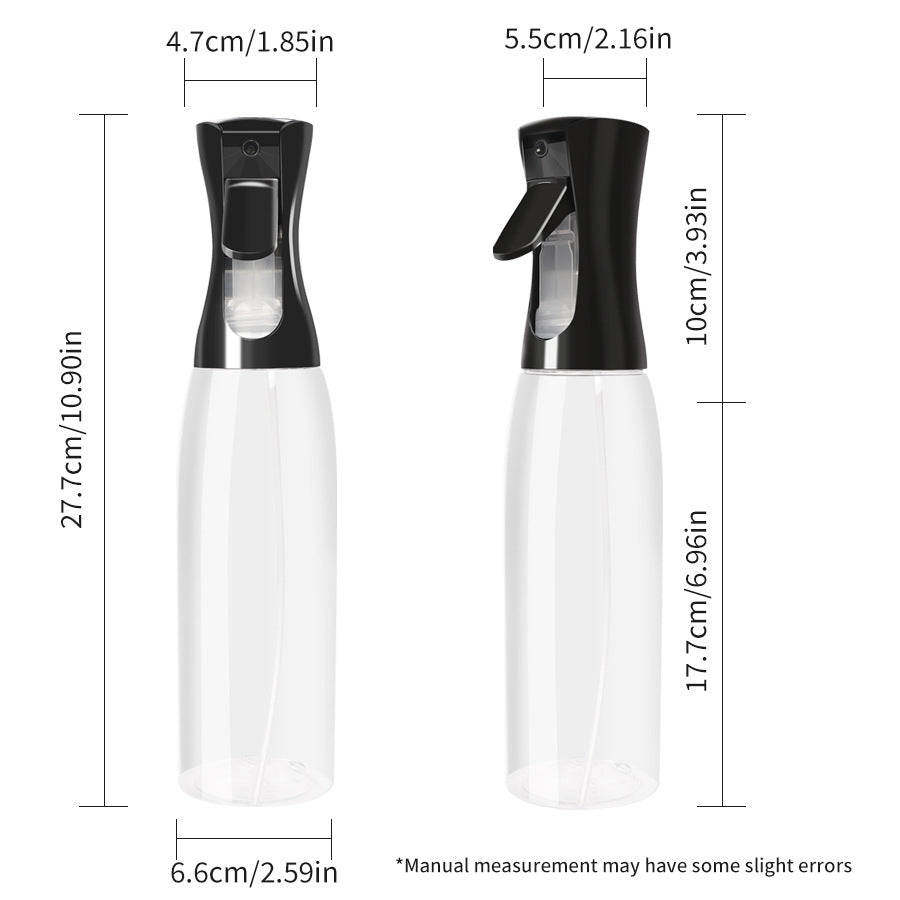 Cross-border high pressure oil spray bottle outdoor barbecue air fryer oil spray pot atomizing press type mist oil spray tank