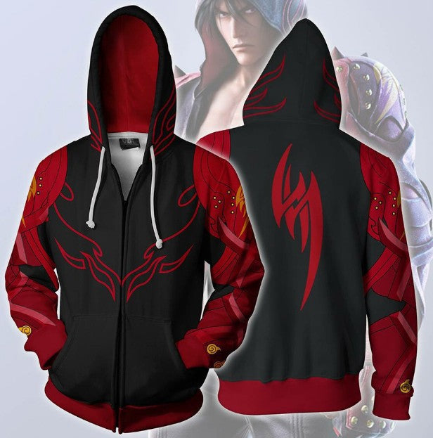 3D digital printing Spider-Man New Era Little Black Spider cosplay anime zipper cardigan hooded sweatshirt