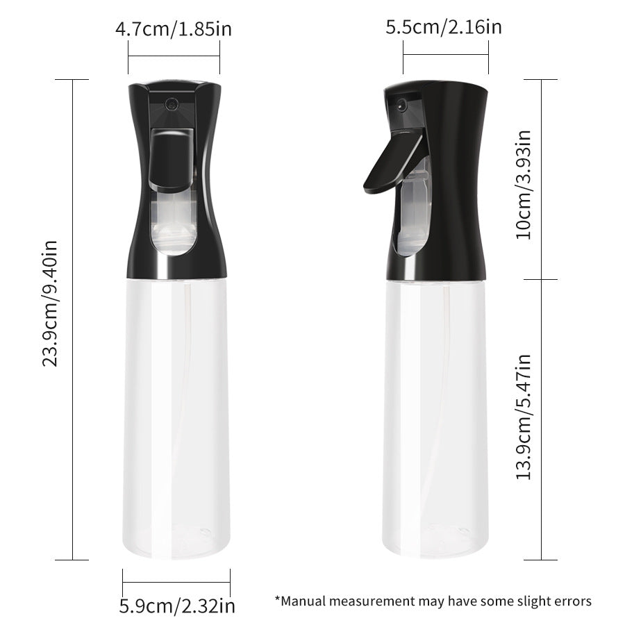 Cross-border high pressure oil spray bottle outdoor barbecue air fryer oil spray pot atomizing press type mist oil spray tank