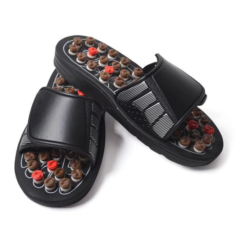 Factory spot massage slippers dots Japanese rotating health massage slippers acupoint health care soles health slippers