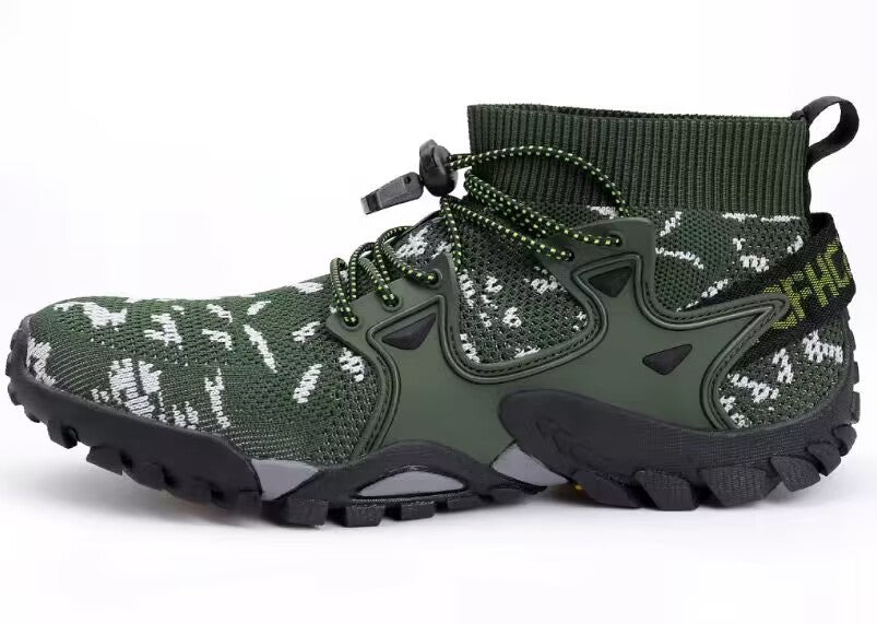 Outdoor hiking shoes, non-slip, breathable and wear-resistant, men's and women's cycling shoes, running shoes, outdoor fishing, camping, hiking and rock climbing shoes.