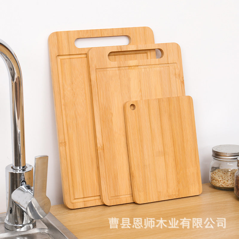 Cross-border bamboo cutting board square cutting board kitchen cutting board wooden bread board fruit board household cutting board cutting board