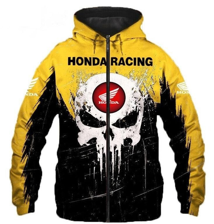 2023 New 3D Printed Sweater Amazon AliExpress Various Car Logo Sports Zipper Hooded Sweater Men