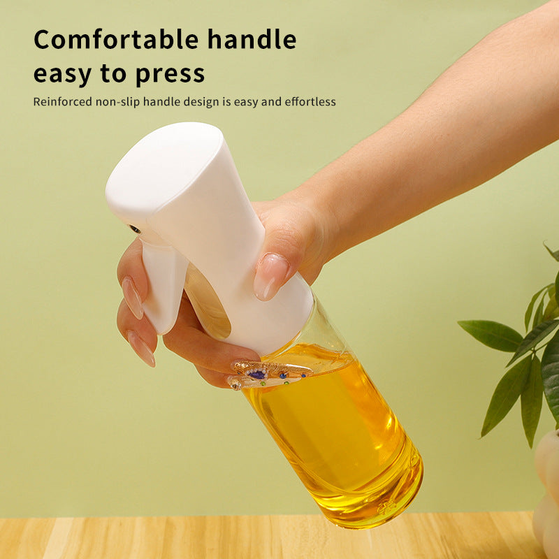 Cross-border high pressure oil spray bottle outdoor barbecue air fryer oil spray pot atomizing press type mist oil spray tank