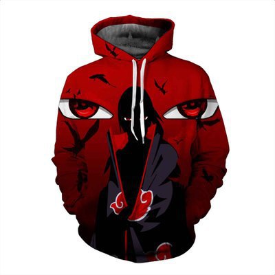 Naruto Akatsuki 3D printed- hoodie
