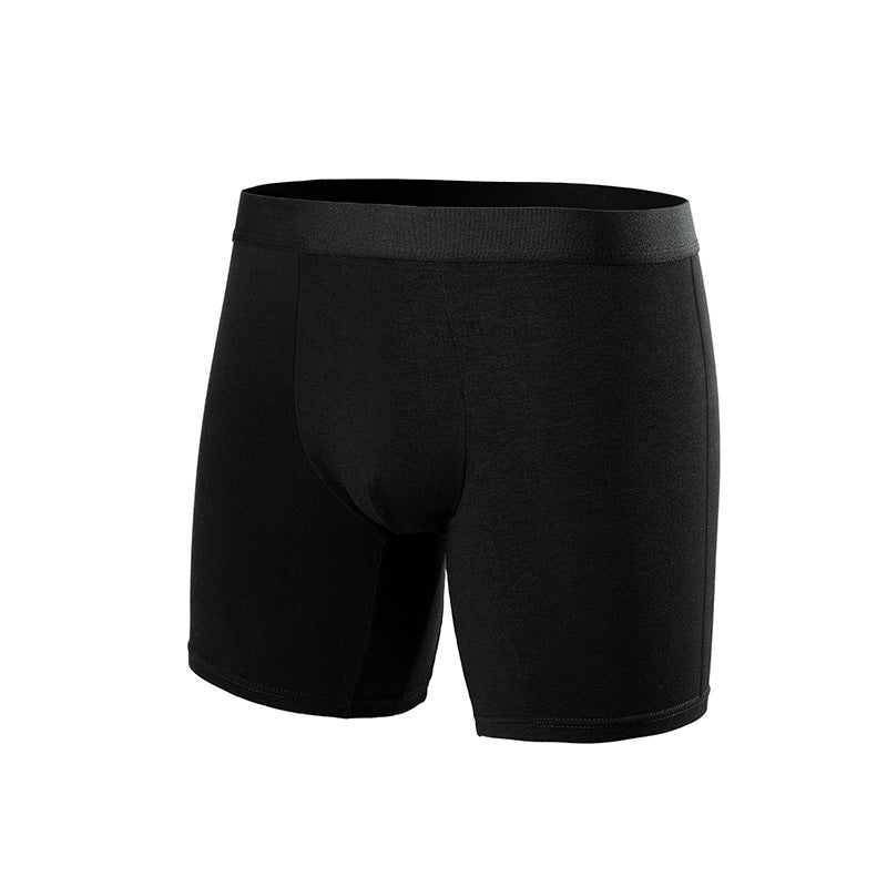 Cross-border seamless anti-scrotal moisture men's underwear modal European and American sports boxer briefs breathable antibacterial men's underwear