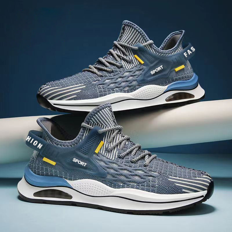 Wholesale 2022 summer new flying weaving men's shoes sneakers fashion trend shoes men's sneakers sneakers