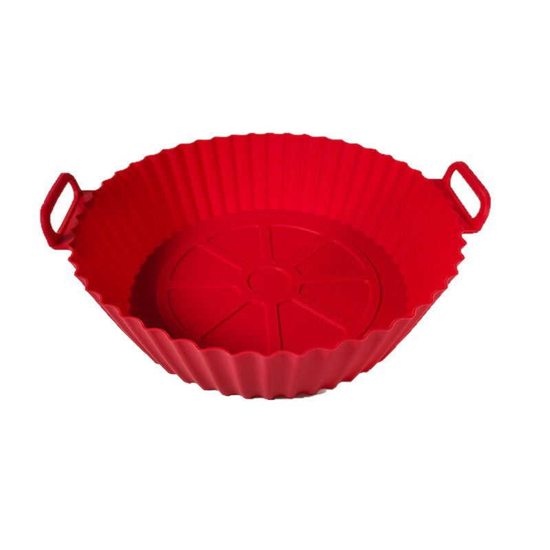 Cross-border hot selling air fryer mat thickened food grade household baking reusable silicone air fryer mat