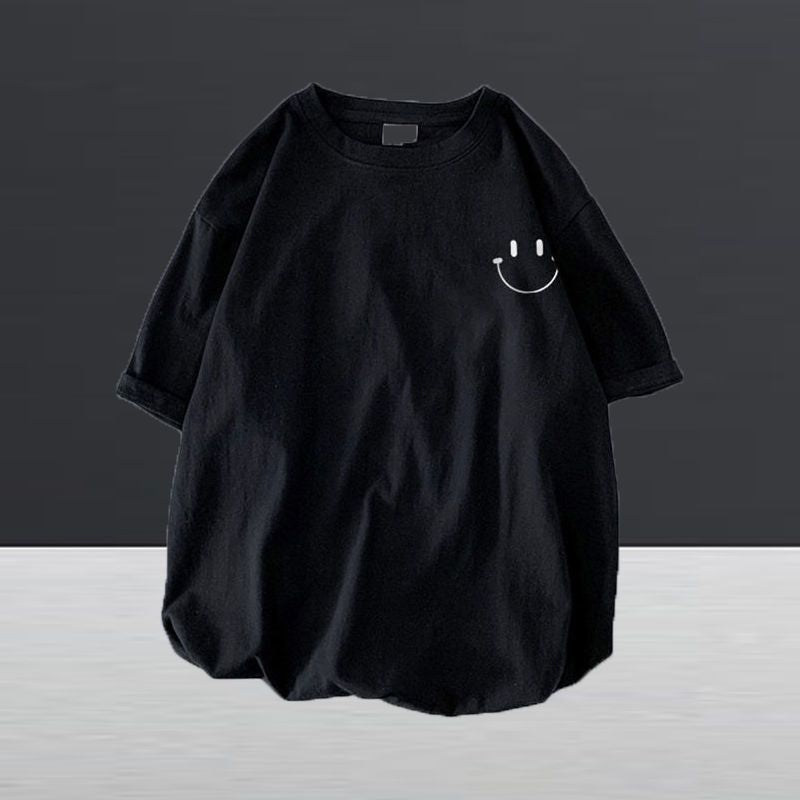 European station summer elastic ice silk casual sports suit men's pleated thin section short-sleeved trousers two-piece suit for men