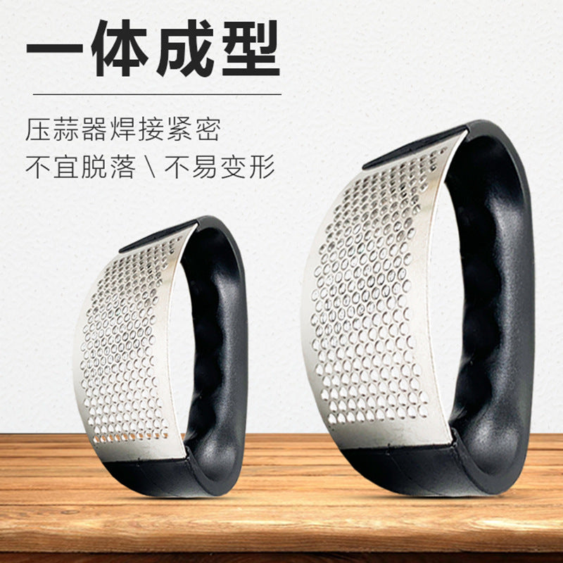 Garlic mash manual stainless steel garlic press garlic device household garlic mash garlic squeeze garlic minced kitchen tool