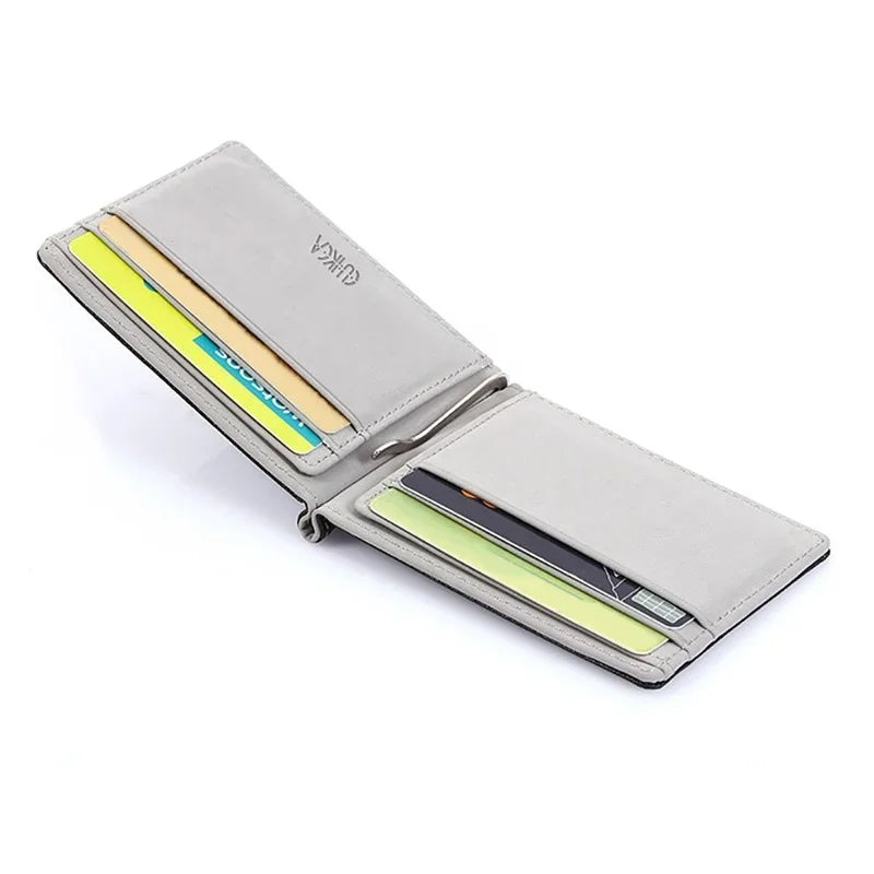 Men Short Skin Wallets