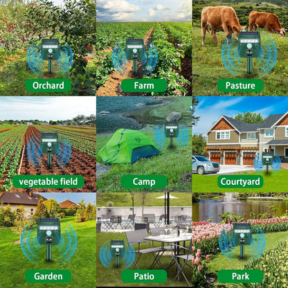 1Pack Animal Repellent Outdoor Solar