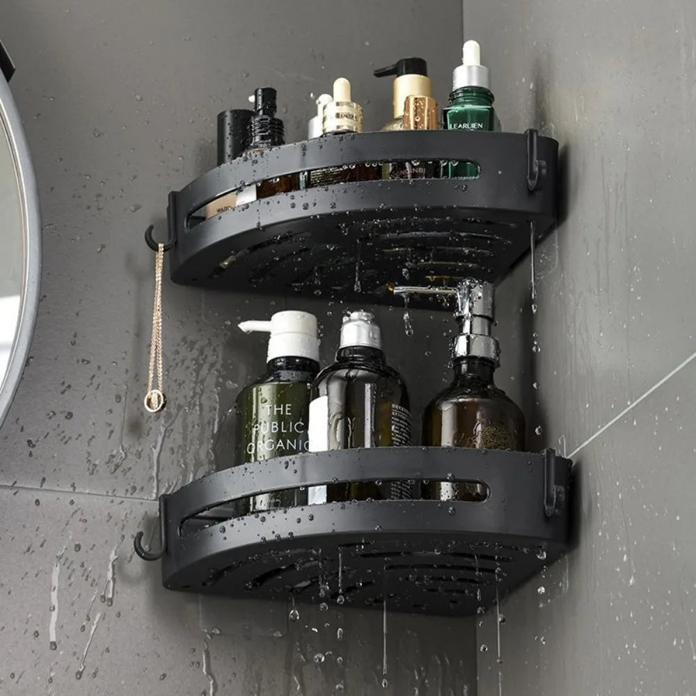 3/2/1 PCS Strong Adhesive No Drill Shower Shelf Storage