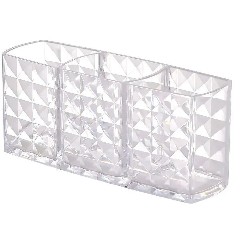 1Pcs/2Pcs Diamond Patterned Mirror Cabinet Storage Box