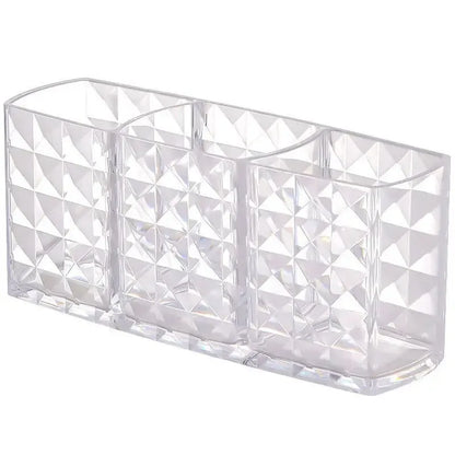 1Pcs/2Pcs Diamond Patterned Mirror Cabinet Storage Box