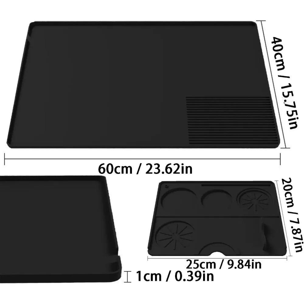 3-In-1 Silicone Multi-Functional Non-Slip Bar Mat
