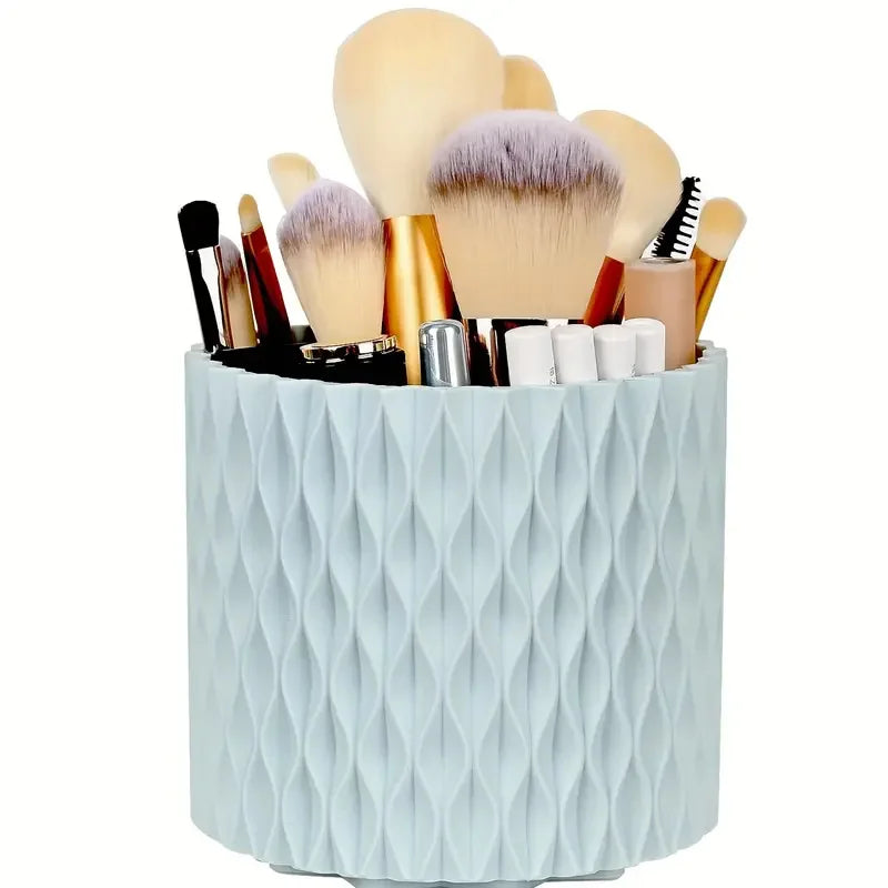 360° Rotating 5 Slot Makeup Brushes Holder Organizer