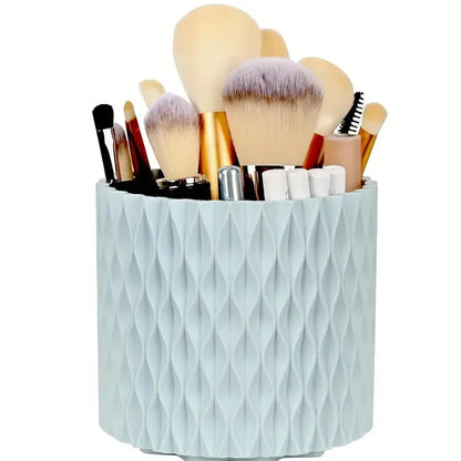 360° Rotating 5 Slot Makeup Brushes Holder Organizer