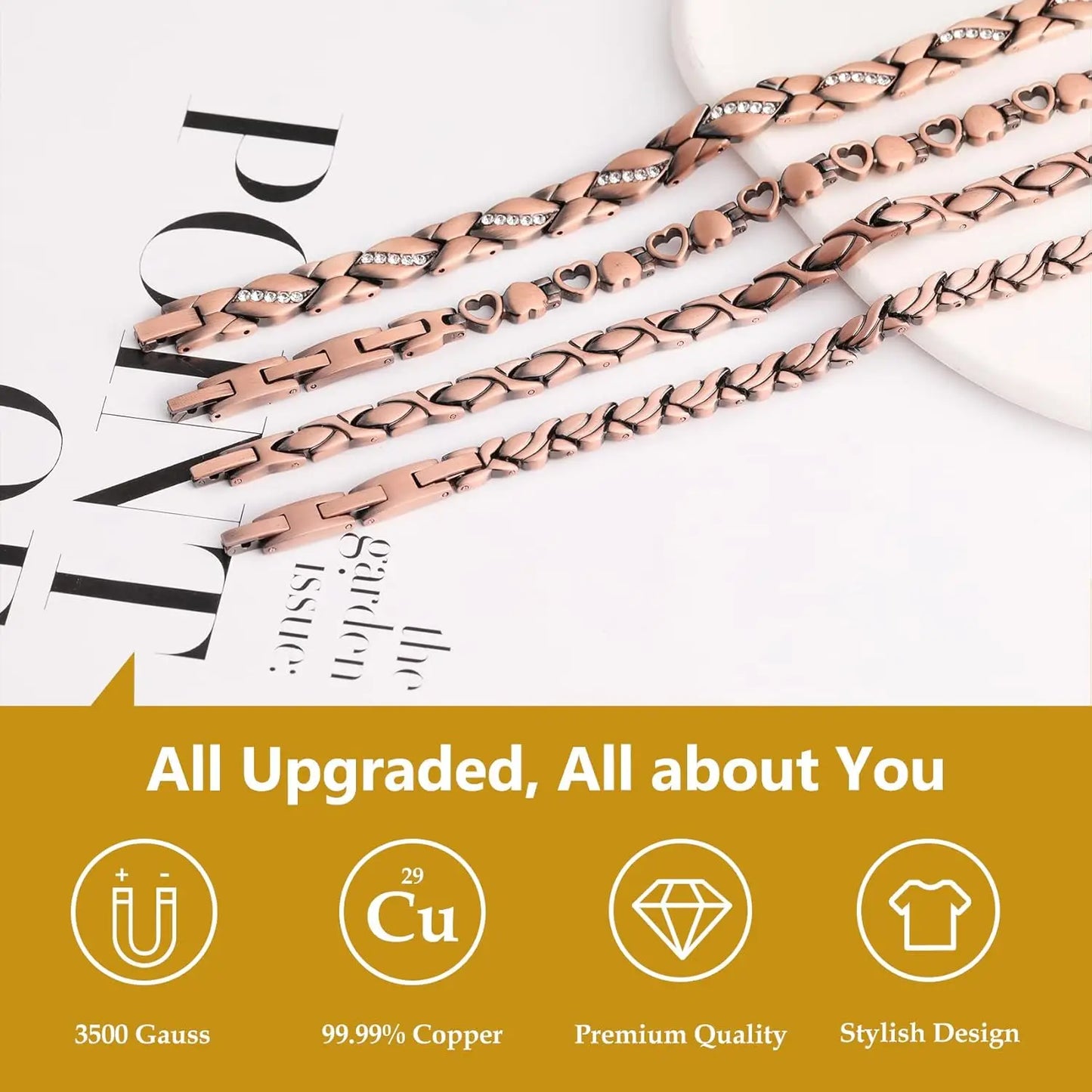 Women's Copper Bracelets