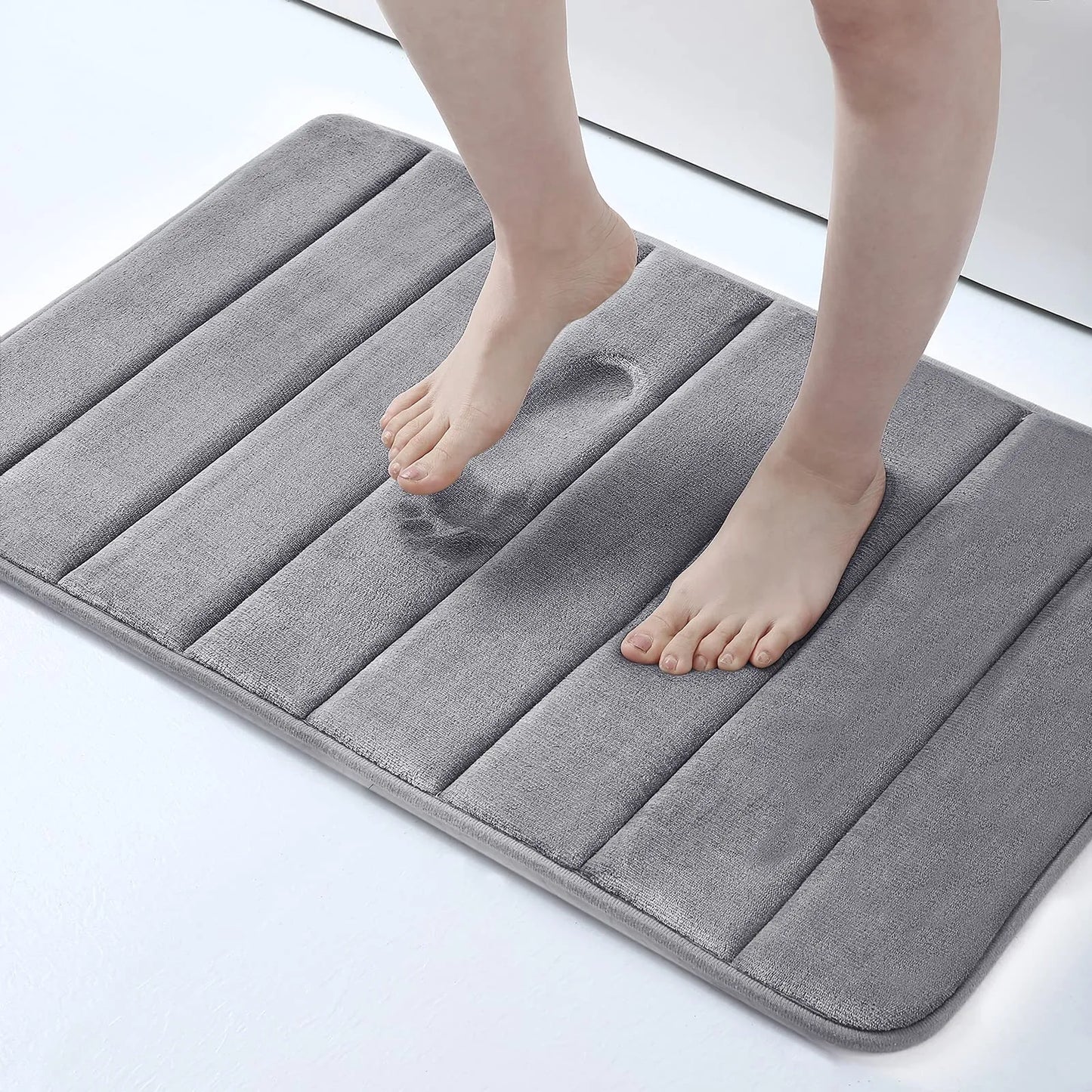Memory Foam Bath Mat Super Absorbent Bathroom Mat