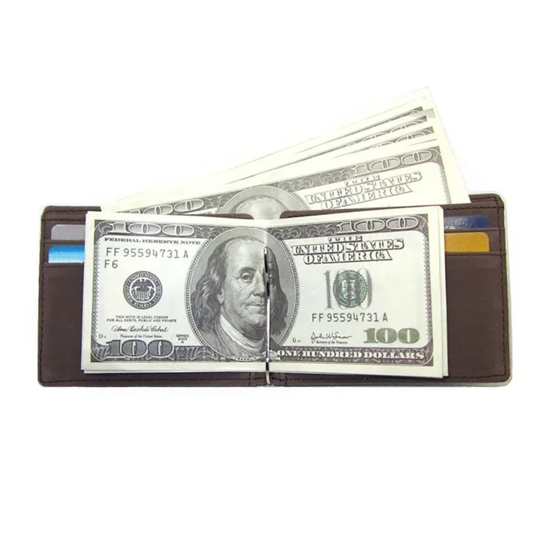 Men Short Skin Wallets