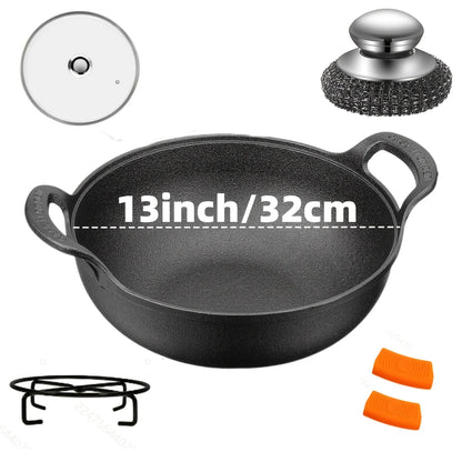 3 Pc Cast Iron Skillet Set