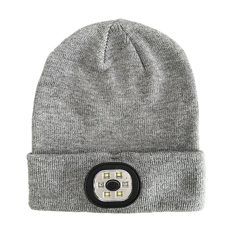 Wireless Bluetooth 5.0 Headphone Beanie Hat With LED Light