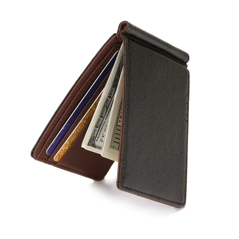 Men Short Skin Wallets