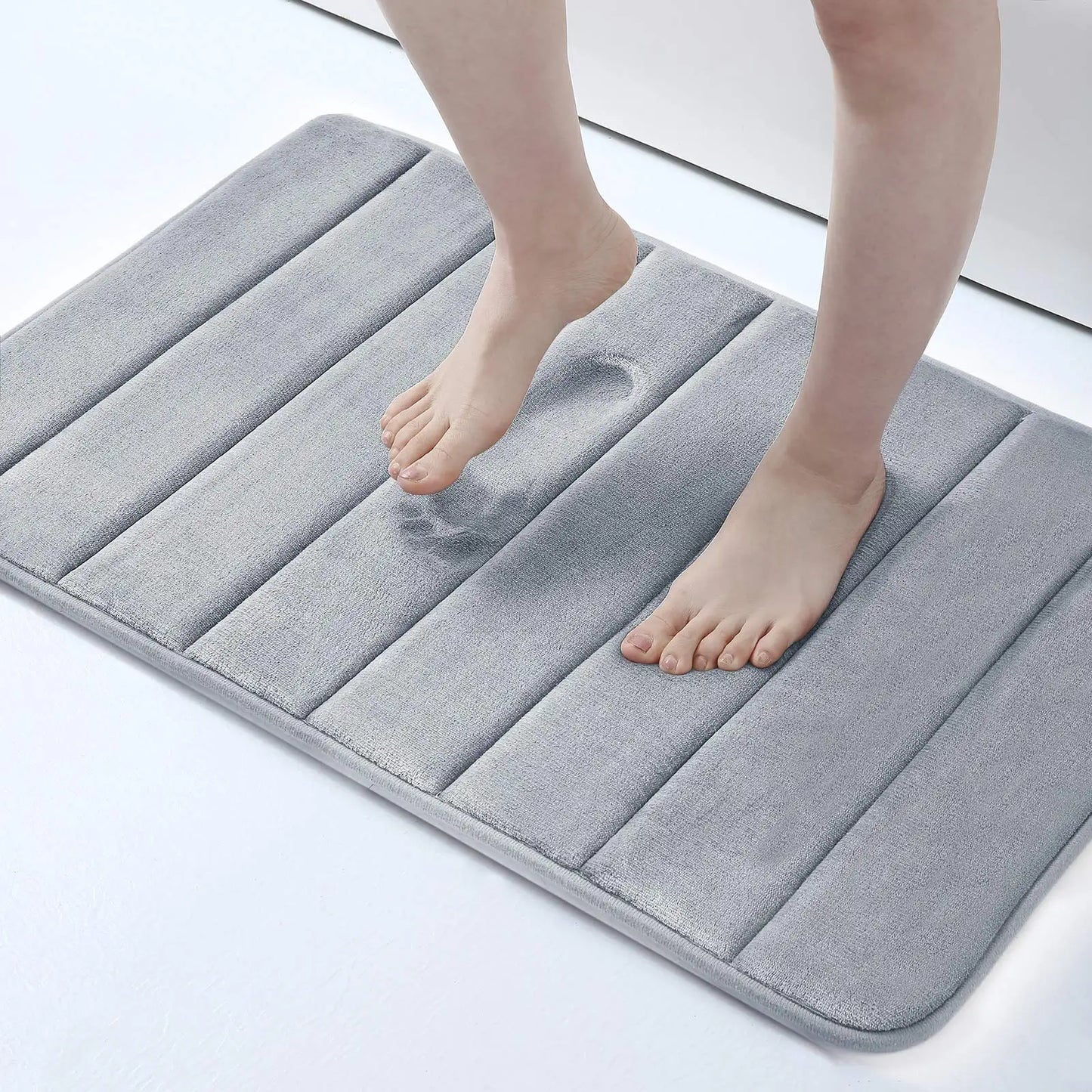 Memory Foam Bath Mat Super Absorbent Bathroom Mat