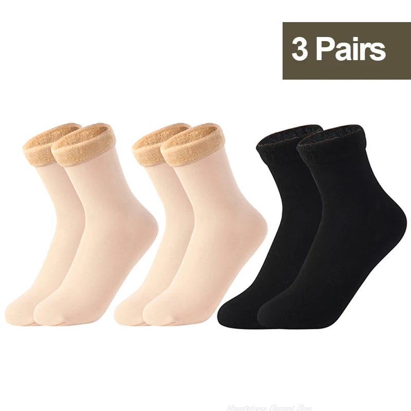 Women's 1/2/3/5/10Pairs Thermal Socks