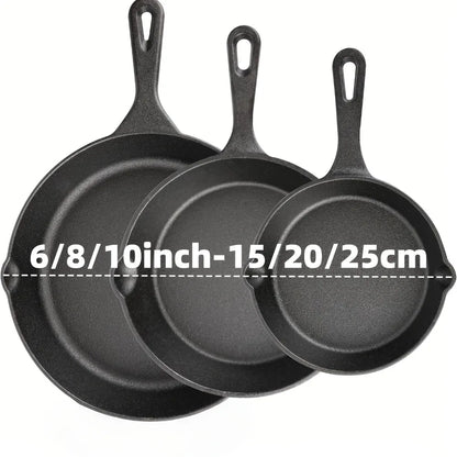 3 Pc Cast Iron Skillet Set