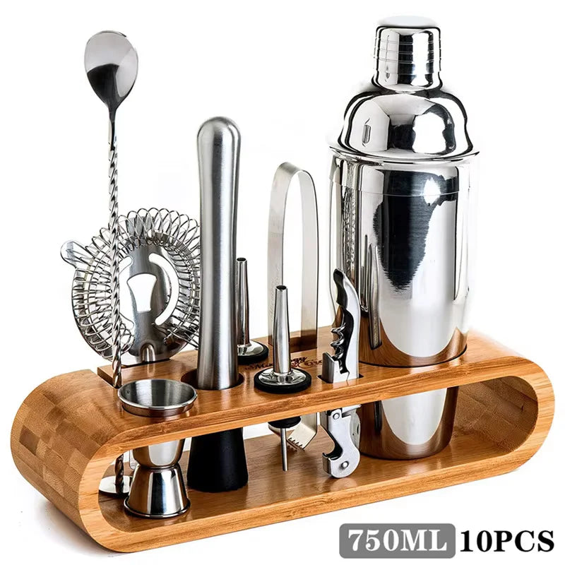 20-Piece Boston Cocktail Bartender Shaker Set